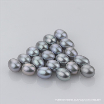 Snh Drop Form Grau Farbe Natürliche Süßwasser Lose Perlen